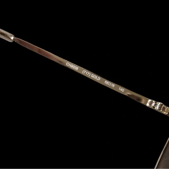 Cole Haan Gold Frame Sunglasses NWT - Picture 8 of 9